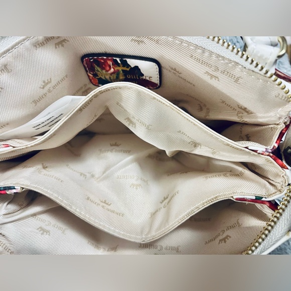 NWT Small Juicy Couture Floral Crossbody Bag w/Adjustable Strap - Picture 2 of 3